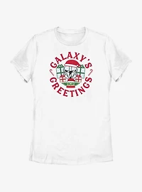 Star Wars The Mandalorian Galaxy's Greetings Womens T-Shirt