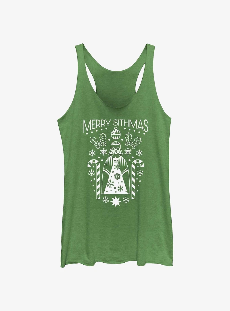 Star Wars Merry Sithmas Womens Tank Top