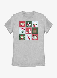 Star Wars The Mandalorian Holiday Boxes Womens T-Shirt