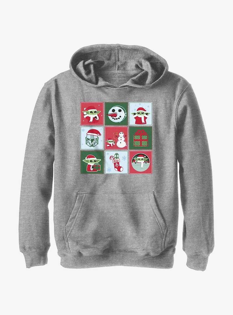 Star Wars The Mandalorian Holiday Boxes Youth Hoodie