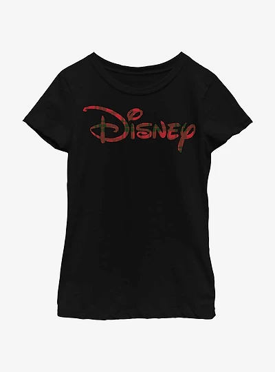 Disney Holiday Logo Youth Girls T-Shirt