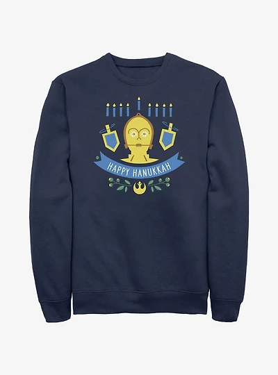 Star Wars C-3PO Hanukkah Sweatshirt