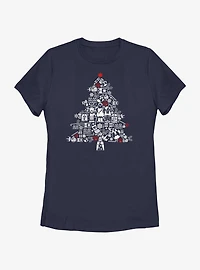 Star Wars Christmas Tree Fill Womens T-Shirt