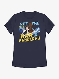 Star Wars Han Solo Hanukkah Womens T-Shirt