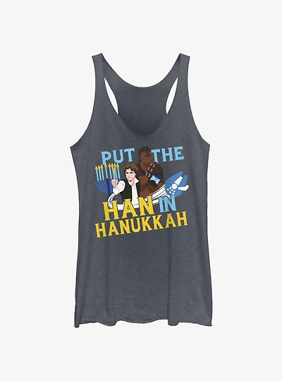 Star Wars Han Solo Hanukkah Womens Tank Top
