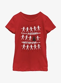 Star Wars Empire Merry Sithmas Greetings Youth Girls T-Shirt