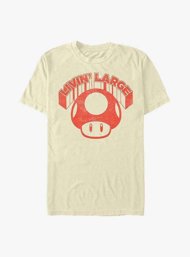 Nintendo Mario Living Large Mushroom T-Shirt
