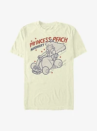 Nintendo Mario Princess Peach Kart T-Shirt