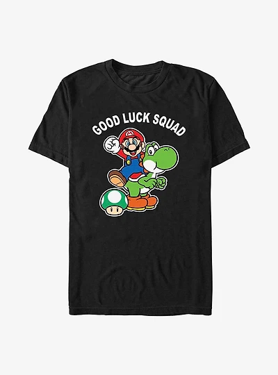 Nintendo Mario Good Luck Squad T-Shirt