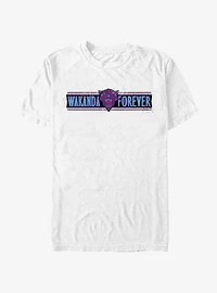 Marvel Black Panther: Wakanda Forever Banner Logo Extra Soft T-Shirt
