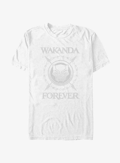 Marvel Black Panther: Wakanda Forever Crossed Spears Emblem Extra Soft T-Shirt