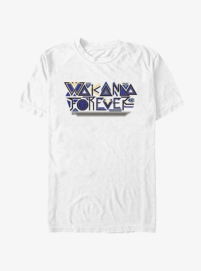 Marvel Black Panther: Wakanda Forever Geometric Logo Extra Soft T-Shirt