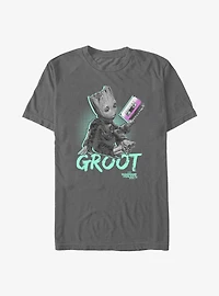 Marvel Guardians of the Galaxy Neon Baby Groot Extra Soft T-Shirt