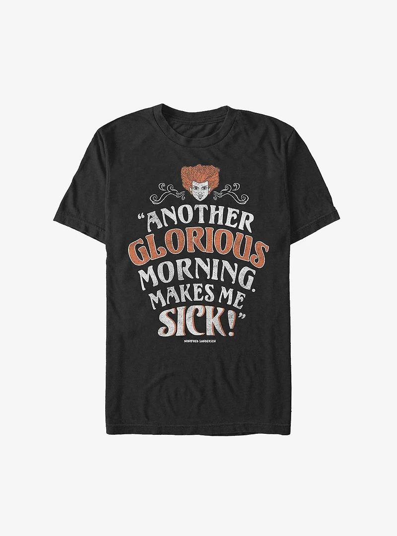 Disney Hocus Pocus Winnie Another Glorious Morning Extra Soft T-Shirt