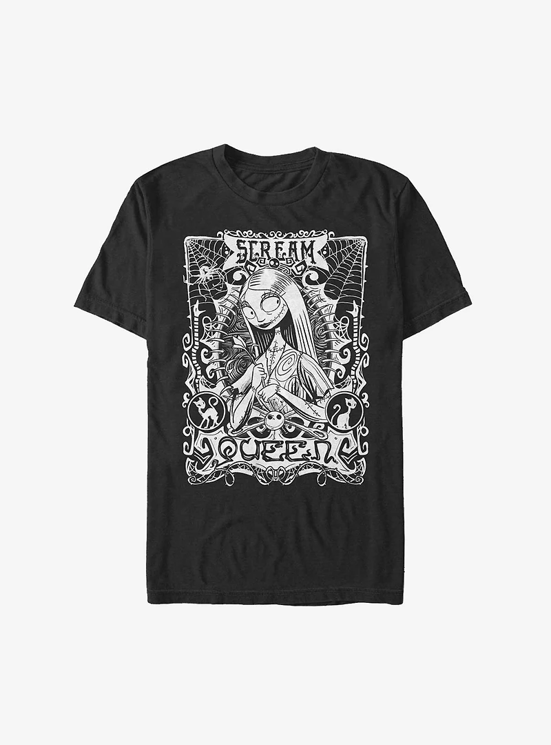 Disney The Nightmare Before Christmas Sally Scream Queen Extra Soft T-Shirt