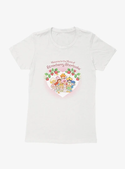 Strawberry Shortcake Welcome World Womens T-Shirt