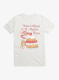 Strawberry Shortcake & Custard Bake The World A Better Place T-Shirt
