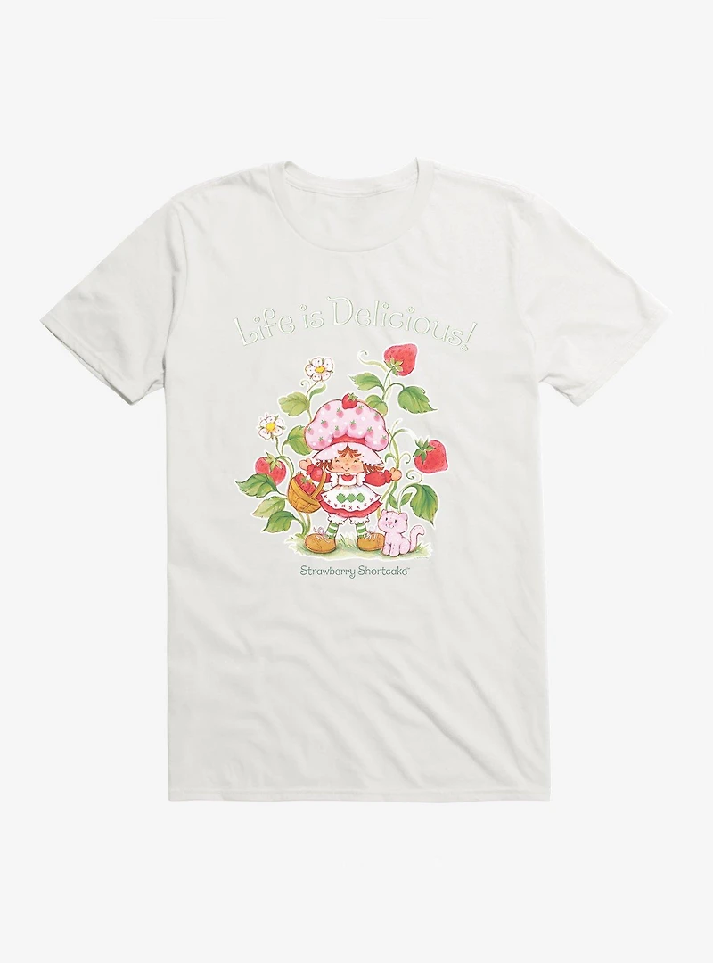 Strawberry Shortcake & Custard Life Is Delicious! T-Shirt