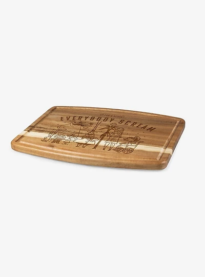 The Nightmare Before Christmas Ovale Acacia Cutting Board