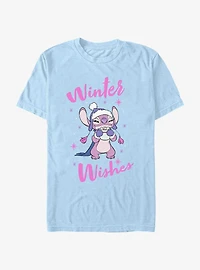 Disney Lilo & Stitch Angel Winter Wishes T-Shirt