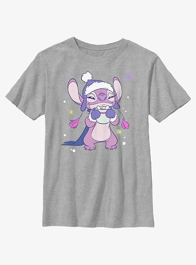 Disney Lilo & Stitch Cozy Angel Hot Cocoa Youth T-Shirt
