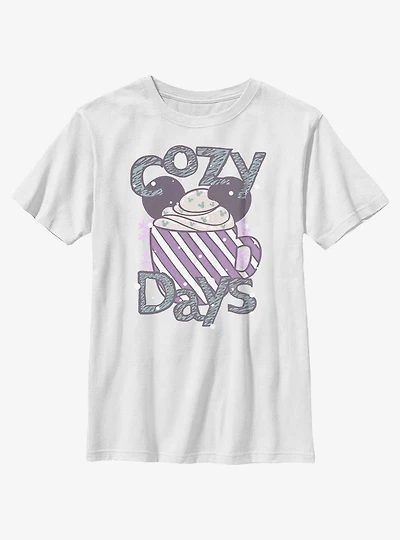 Disney Mickey Mouse Cozy Days Hot Cocoa Youth T-Shirt