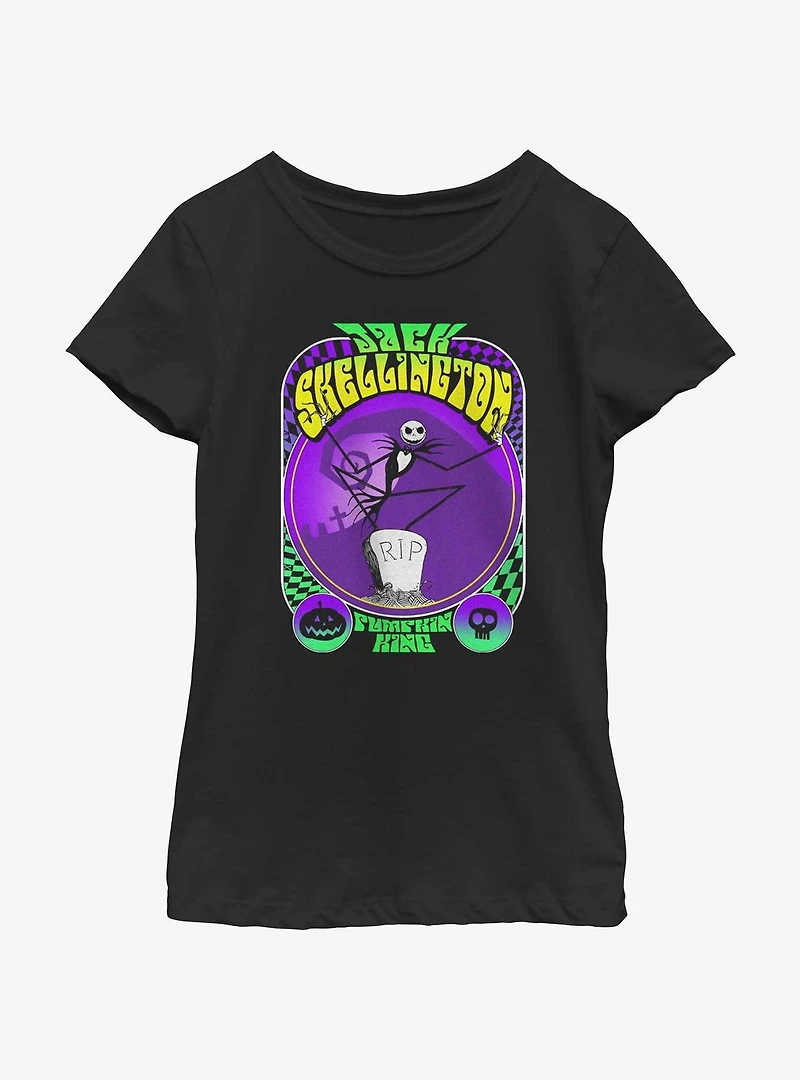 Disney The Nightmare Before Christmas Jack Skellington Gig Youth Girls T-Shirt