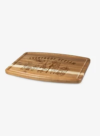 The Nightmare Before Christmas Ovale Acacia Cutting Board