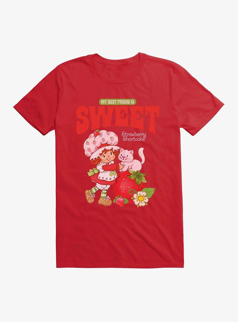 Strawberry Shortcake & Custard Vintage My Best Friend Is Sweet T-Shirt