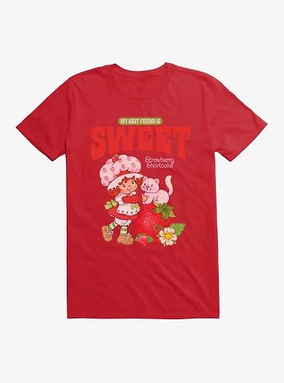 Strawberry Shortcake & Custard Vintage My Best Friend Is Sweet T-Shirt