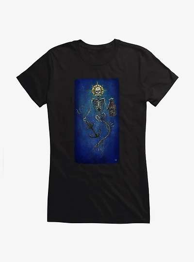 Lighting The Way Girls T-Shirt by David Lozeau