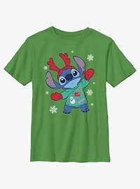 Disney Lilo & Stitch Reindeer Youth T-Shirt