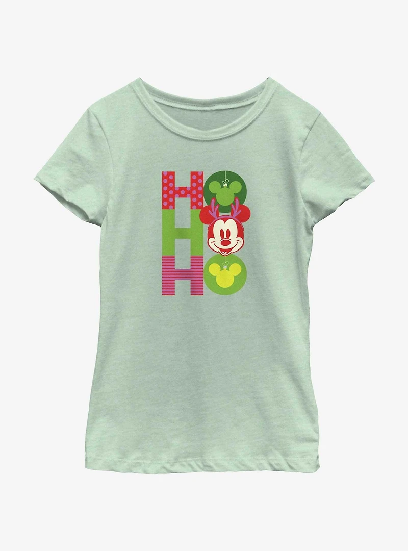 Disney Mickey Mouse Ho Ornaments Youth Girls T-Shirt