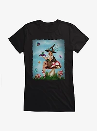 Frog Prince Girls T-Shirt by Brigid Ashwood