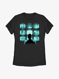 Stranger Things The Mind Flayer Screens Womens T-Shirt