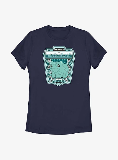 Pokemon Bulbasaur Badge Womens T-Shirt