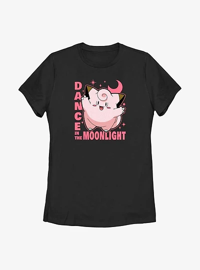 Pokemon Clefairy Dance The Moonlight Womens T-Shirt