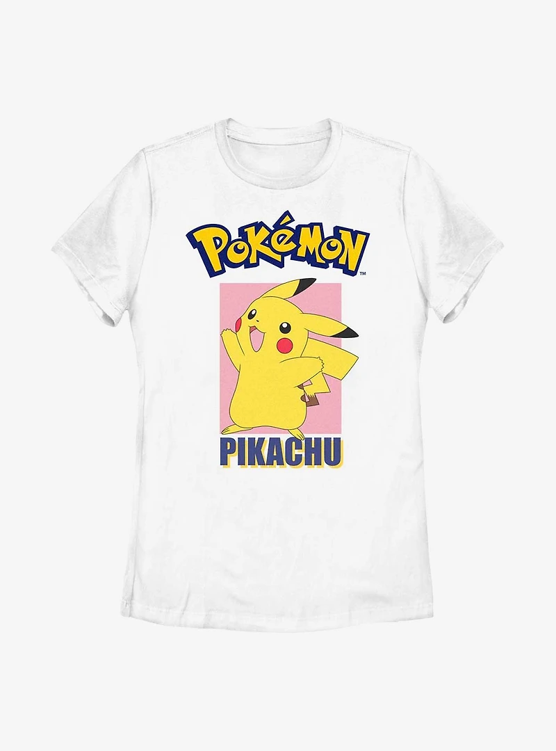 Pokemon Pikachu Pose Womens T-Shirt