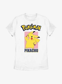 Pokemon Pikachu Pose Womens T-Shirt