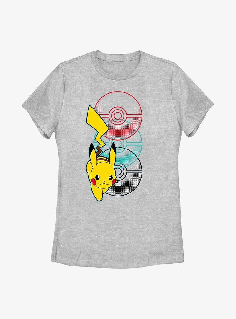 Pokemon Pikachu Quick Attack Womens T-Shirt