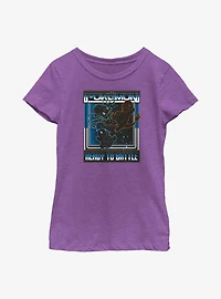 Pokemon Battle Grid Starters Youth Girls T-Shirt