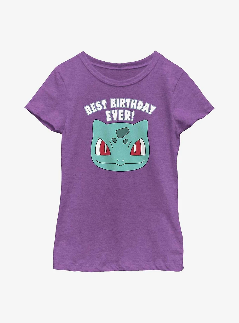 Pokemon Bulbasaur Best Birthday Youth Girls T-Shirt