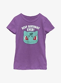 Pokemon Bulbasaur Best Birthday Youth Girls T-Shirt