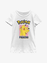 Pokemon Pikachu Pose Youth Girls T-Shirt