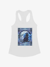 Celtic Black Cat Girls Tank by Brigid Ashwood