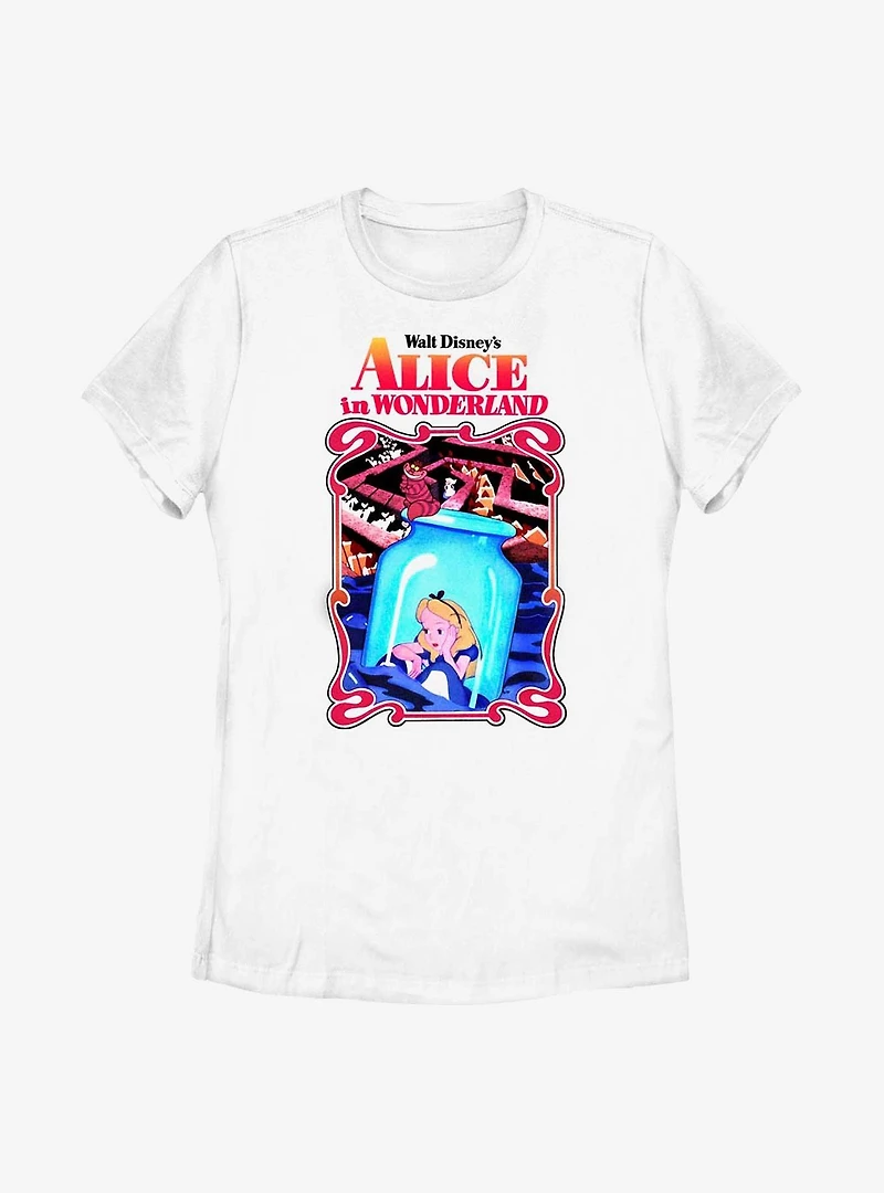 Disney Alice Wonderland A Bottle Girls Womens T-Shirt