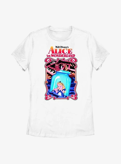 Disney Alice Wonderland A Bottle Girls Womens T-Shirt
