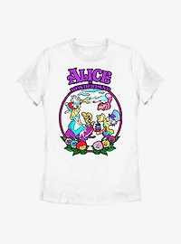 Disney Alice Wonderland Tea Time Womens T-Shirt
