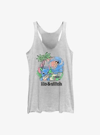 Disney Lilo & Stitch Beach Day Womens Tank Top