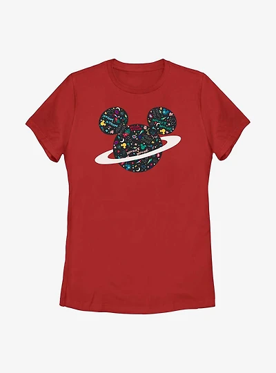 Disney Mickey Mouse Planet Womens T-Shirt